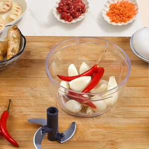 Nouveau hachoir à légumes pratique 3 en 1 de 520ml avec 3 lames - Product Image 4