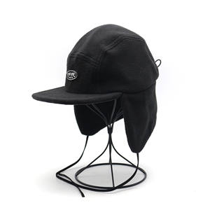 100% coton 7 panneaux logo brodé avec rabat d'oreille <span class=keywords><strong>hiver</strong></span> Snapback chapeaux bas quantité minimale <span class=keywords><strong>de</strong></span> commande - Product Image 2
