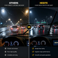 Lame d'essuie-glace universelle pour pare-brise avant, plusieurs options d'adaptation, 14-28 pouces, pour le marché secondaire automobile, vente en gros, OEM personnalisé