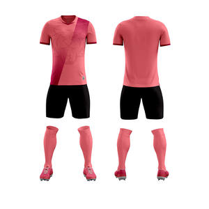 Venta al por mayor del equipo del club de fútbol de encargo desgaste conjunto bordado fútbol Kit parche sublimado camiseta de fútbol para los hombres - Product Image 5