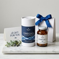 Boîte ronde en carton rigide avec bouton résistant aux enfants, personnalisée, pour l'emballage des capsules de suppléments d'huile de poisson Omega