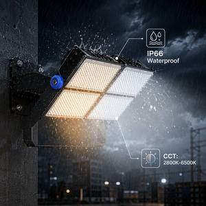 Reflector LED para Exteriores de 2500W 250W, Lámpara LED Impermeable, Ajustable, de Alta Resistencia a Impactos, para Campos Deportivos y Estadios - Product Image 3