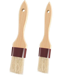 바비큐 버터 그릴 바베큐 용 요리 오일 브러쉬 바비큐 버터 그릴 바베큐 소스 바스터 베이킹 브러쉬 및 너도밤 나무 손잡이 용 패스트리 브러쉬 - Product Image 1