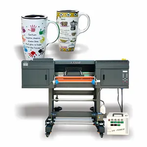 Fine printing bright inkjet impresora dtf uv roll to roll uv dtf printer machine