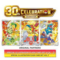 Rilis Baru Pokomoned 30th Anniversary First Partner Vol.2 Set Ilustrasi Permainan Meja Kertas yang Dapat Disesuaikan dengan Kotak Hadiah