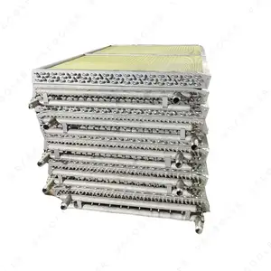 Chilled Cooling Coil Stainless Steel Tube Heat Exchanger Hvac Copper Condenser For Air Conditioner