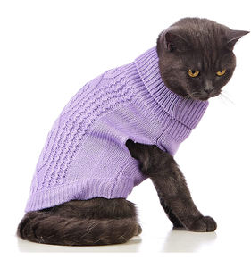 Maglione per Gatti Senza Maniche Lavorato a Maglia, Abbigliamento Caldo Invernale per <span class=keywords><strong>Cani</strong></span> di Piccola Taglia, Maglione per Gatti per la Stagione Fredda - Product Image 6