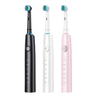 Cepillo de Dientes Eléctrico Sónico Personalizado con 5 Modos, Cerdas Suaves, IPX7, Recargable, Blanqueador Dental, Automático, para Viaje