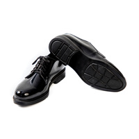 Chaussures en cuir PU brillant pour le bureau, style décontracté, et chaussures habillées en cuir véritable pour hommes et femmes – Vente en gros