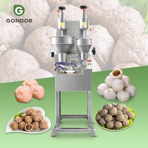 Mini Máquina para Hacer Albóndigas de Carne de Res y Pescado de Acero Inoxidable Chaoshan para Tiendas de Comida - Product Image 1