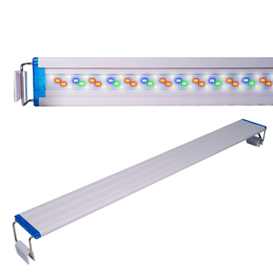 Luz de pez LED ajustable de 8-30 pulgadas para acuario moderno Ahorro de energía 220V 5W Luz de pecera de plástico y PVC para Coral - Product Image 1