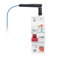 Interruptor de Circuito en Miniatura Inteligente Wifi Tuya de 63A con Función de Medición, 1P 2P 3P 4P, Certificación CE para Hogar Inteligente, Gran Venta