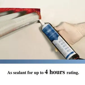 KINGWIT isolasi adhesi yang sangat baik Intumescent Fire Rated Duct Sealant