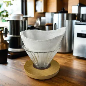 tropfenkaffeefilterbeutel aus bio-stoff dünn baumwolle leerer stoffbeutel tuch musselin netz tee kaffee-filterbeutel