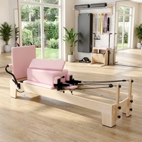 Appareil de Pilates Tmax Stretch en érable, Reformers de Pilates en bois pour usage commercial