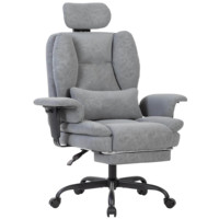 Chaise de Gaming Multifonctionnelle Inclinable et Pivotante avec Repose-Pieds et Support Lombaire Épaissi pour Cybercafé – Confort Ultime et Design Moderne