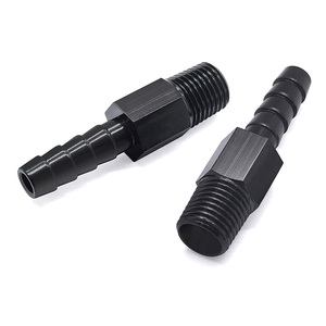 Adaptador de ventilación de tanque de combustible de aluminio 6061 con conexión macho NPT de 1/4" a conexión de manguera de 5/16", para líneas de aire, agua y combustible EVAP - Product Image 5