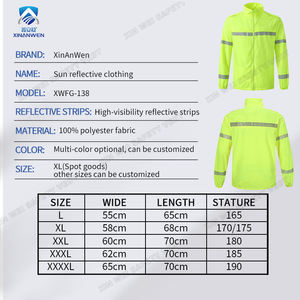 Vêtements d'été d'extérieur pour l'équitation avec logo personnalisé Vêtements de protection solaire réfléchissants pour la sécurité routière Vêtements de protection solaire à manches longues - Product Image 2