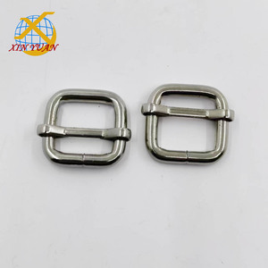 Boucle de ceinture réglable en gros, accessoires de quincaillerie, boucle carrée en métal de 20 mm pour <span class=keywords><strong>sac</strong></span>, laiton antique/argent Xinyuan - Product Image 5
