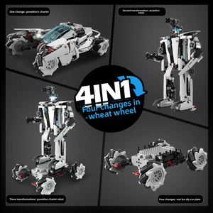 Blocs de construction éducatifs en ABS pour la programmation, 586 pièces, modèle de <span class=keywords><strong>robot</strong></span> <span class=keywords><strong>chariot</strong></span> à assembler soi-même, télécommande via application, jouets pour enfants - Product Image 3