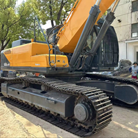 Excavatrice Hyundai R520LC-9 d'occasion fiable, 52 tonnes, moteur et pompe Hyundai d'origine, exploitation minière, Corée