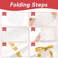 Boîte cadeau en papier personnalisée avec logo en carton pour la vente au détail, la vente en gros, la présentation de cadeaux de marque