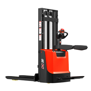 HELI CDD 2000kg 전동 팔레트 스태커 지게차 (리프팅 높이 1.6m-<span class=keywords><strong>4m</strong></span>, 풀타임 휠 드라이브, 스탠딩 조작) - Product Image 1