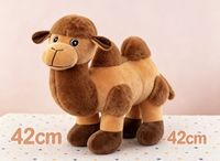 Jouet en peluche d'éléphant de désert réaliste de haute qualité 42/52/60 cm, petite poupée d'éléphant douce, cadeaux de voyage très demandés pour enfants et amis