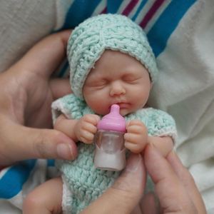 Reborn Baby Doll <b>Squishy</b> Ball Silicone Realistic Newborn Full Body Stress Relief with Feeding Accessories Customizable Unisex - Product Image 3