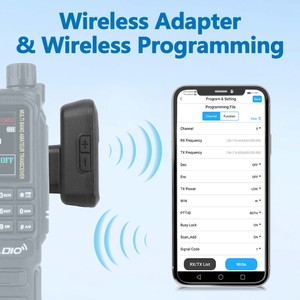 <span class=keywords><strong>Adattatore</strong></span> <span class=keywords><strong>Bluetooth</strong></span> TIDRADIO per Walkie Talkie Wireless BL-2, Programmatore per Radio Bidirezionale con Compatibilità Universale - Product Image 1