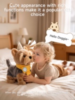 Jouets en peluche électriques pour enfants Tumama, chiens interactifs contrôlés par la voix, chiots musicaux en peluche, chiens automatiques qui marchent, jouet interactif pour bébé