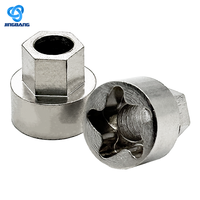 Mur Pengunci Chainwheel M620 Rays Lock Rc untuk Velg Roda Sepeda, Mur Baja Tahan Karat untuk Mur Depan Sepeda