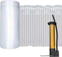 Emballage antichoc, coussin d'emballage en plastique, rouleau d'emballage, colonne de protection gonflable, sac à bulles pour bouteille de vin, sac rempli d'air