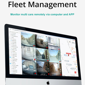 JIMI lot jc400 concox ai phát trực tiếp video 4G Thẻ Sim GPS Tracker Wifi Hotspot aivision Dashcam phân chia Camera xe Dash Cam - Product Image 4