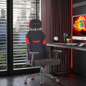 Chaise pivotante ergonomique noire de haute qualité avec fonctions inclinables et tournantes pour les joueurs de café <span class=keywords><strong>Internet</strong></span> compétitifs en métal - Product Image 2