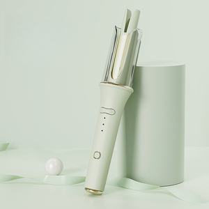 <span class=keywords><strong>Fer</strong></span> à <span class=keywords><strong>friser</strong></span> professionnel en céramique à glaçure céramique, chauffe en 30 secondes, réduit les frisottis pour des <span class=keywords><strong>boucles</strong></span> lisses - Product Image 1