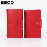 Cahier de notes rechargeable en cuir à feuilles mobiles A5 Journal logo personnalisé Cahier de reliure à anneaux laitier avec fermeture magnétique