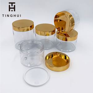 Tarros de Miel de Grado Alimenticio de 150ml y 250ml, Tarros Transparentes de Miel Ámbar para Exfoliante Corporal, Envases de 4oz y 8oz al por Mayor con Tapas Rosas - Product Image 6