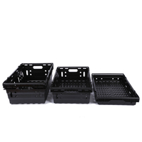 Caisse de rangement en plastique bon marché pour légumes et fruits Caisses à fruits en plastique emboîtables empilables et mobiles à vendre