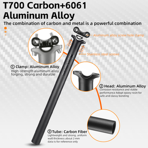 WEST BIKING <span class=keywords><strong>tige</strong></span> <span class=keywords><strong>de</strong></span> <span class=keywords><strong>selle</strong></span> <span class=keywords><strong>de</strong></span> vélo réglable carbone vtt vélo compte-gouttes <span class=keywords><strong>tige</strong></span> <span class=keywords><strong>de</strong></span> <span class=keywords><strong>selle</strong></span> Suspension <span class=keywords><strong>amortisseur</strong></span> - Product Image 4