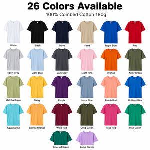 T-Shirt Casual in Jersey 100% Cotone 180g, Unisex, Collo Tondo, Manica Corta, <span class=keywords><strong>Logo</strong></span> Personalizzato, MOQ 2 Pezzi, Consegna in 7 Giorni - Product Image 3