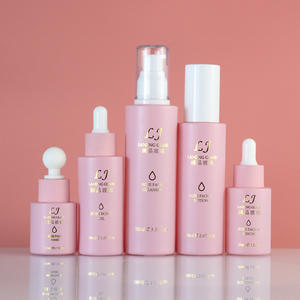 Imballaggio cosmetico bottiglia di <span class=keywords><strong>vetro</strong></span> smerigliato e barattolo lozione siero flaconi contagocce cosmetici 20ml 30ml 40ml 50ml 60ml 80ml in <span class=keywords><strong>vendita</strong></span> - Product Image 6