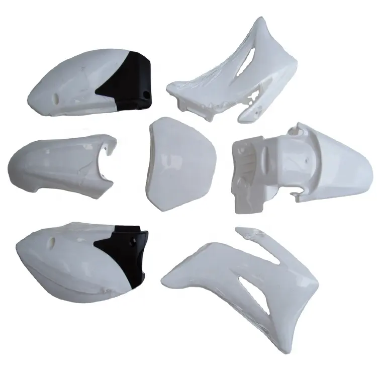 Kit carenatura in plastica per parafango TTR bianco all'ingrosso per parti di bici da cross 110cc 125cc 150cc 160 Pit bike in vendita