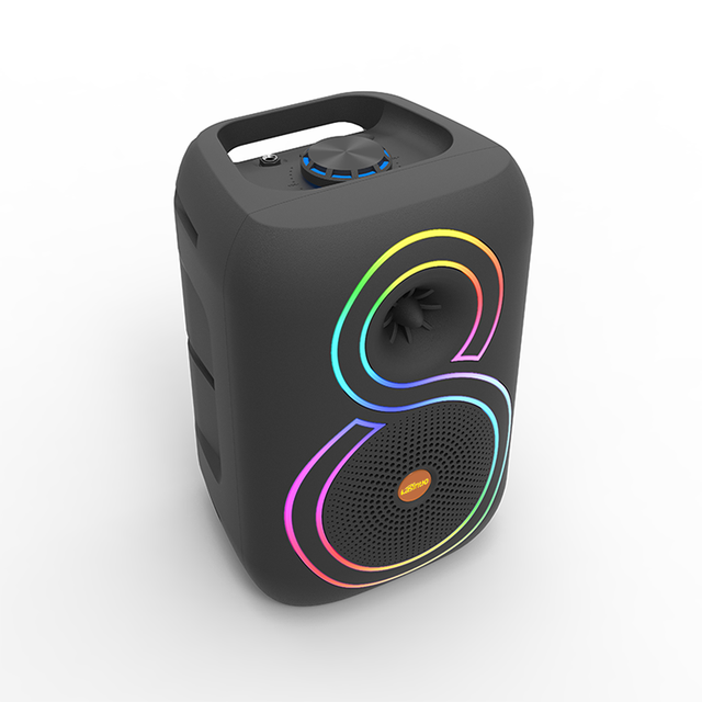 Factory Direct 8 Inch BT Speaker Outdoor Subwoofer Wireless Portable Magic Light K-Song Portable TWS Speaker