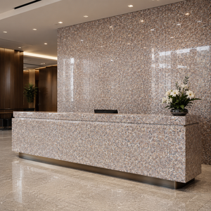 UNION STONE Carrelage en pierre naturelle polie écologique G648 Long Queen Rose clair Granite Pivoine Design graphique - Product Image 4