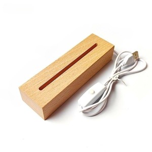 Espositore Rettangolare in Legno di Pino Ecologico Personalizzato con Incisione, Lucidato e Verniciato, con Luci LED per Collezioni d'Arte - Product Image 2
