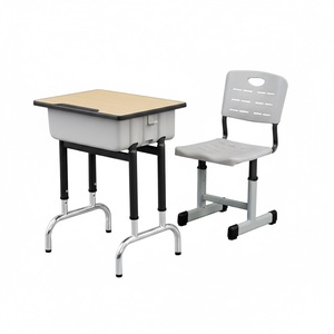 Chaise de bureau ergonomique pour étudiant, en bois et plastique, pour salle de classe, design moderne, hauteur réglable, pour les tutoriels et les cours des enfants - Product Image 3