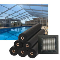 JINDI Moustiquaire d'extérieur en fibre de verre pour patio piscine spa Moustiquaire en maille pour protection et écran de piscine