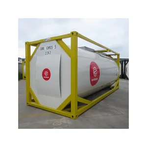 Hot Selling 20 Ft Liquid Iso oxygenTank Container Tank Containers For Ammonium Nitrates Emulsion Transport On Land For Ghana