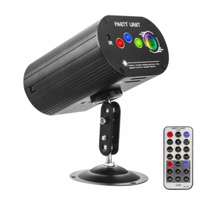 Lumière laser RGB DJ Disco Stage Activé par le son 48 motifs Projecteur <span class=keywords><strong>LED</strong></span> Party Light - Product Image 1